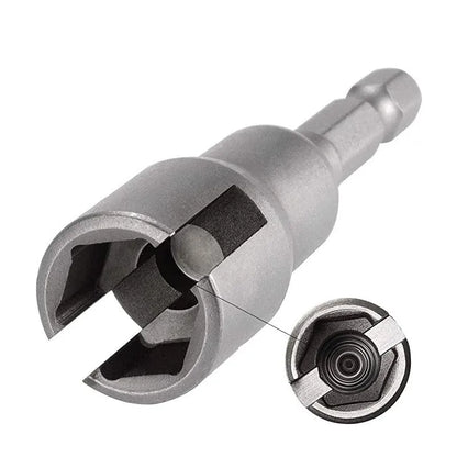 Tool steel socket wrench 41g slotted sleeve sheet natural colour for nut and bolt driving