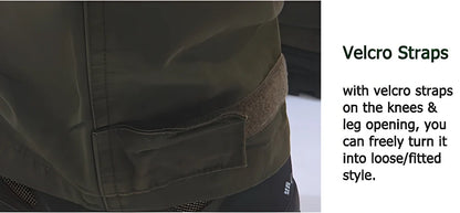 Durable and versatile camo cargo pants with reinforced knees, adjustable waistband, and multiple pockets