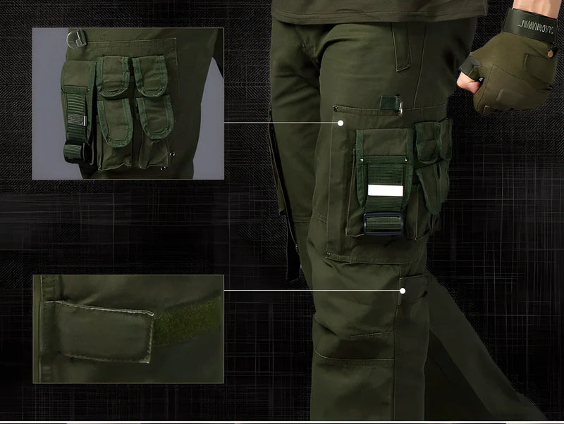 Hhomeenjoy  Quick-Drying Detachable Cargo Pants with Included Belt