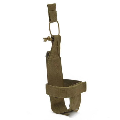 Durable tactical dog harness with reinforced top handle, multiple customizable panels, and leash set for outdoor activities and training