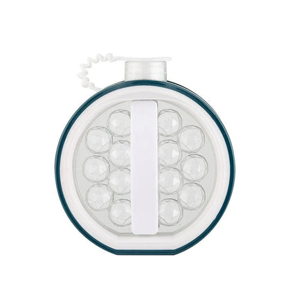 2-in-1 Portable Ice Bottle and Cold Kettle in light gray and blue colors