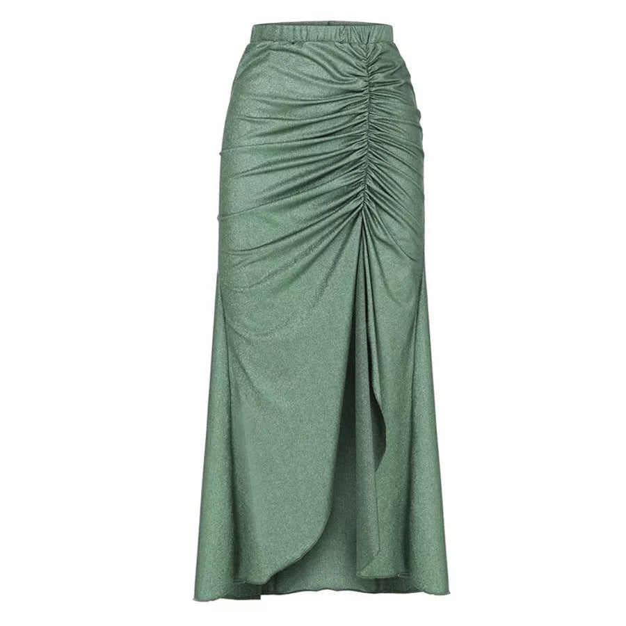 Women's one-piece swimsuit with round buckle decoration and hollow out stitching in various colors