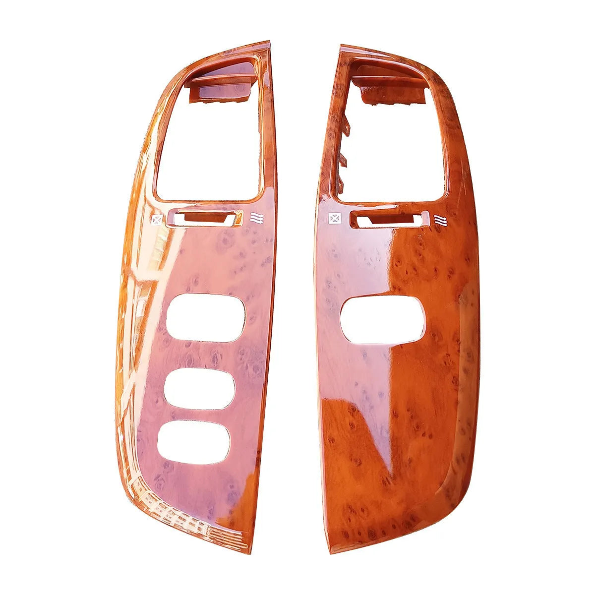 Peach wood colour ABS plastic air outlet decorative cover panel