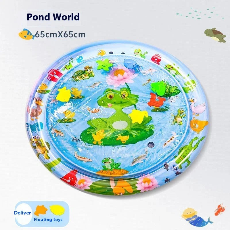 Cooling Pet Water Bed Cushion with vibrant designs for pets and children to enjoy refreshing relief from summer heat