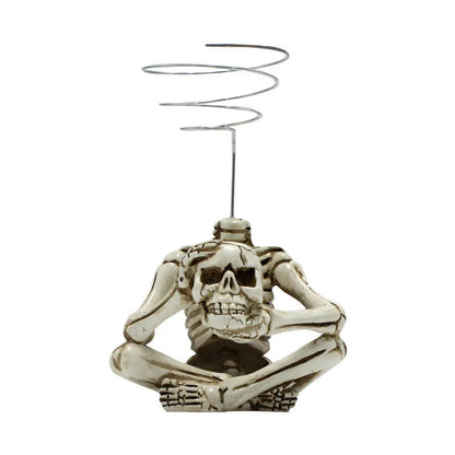 Resin skull bracket holder for air plants with iron wall mounting hook