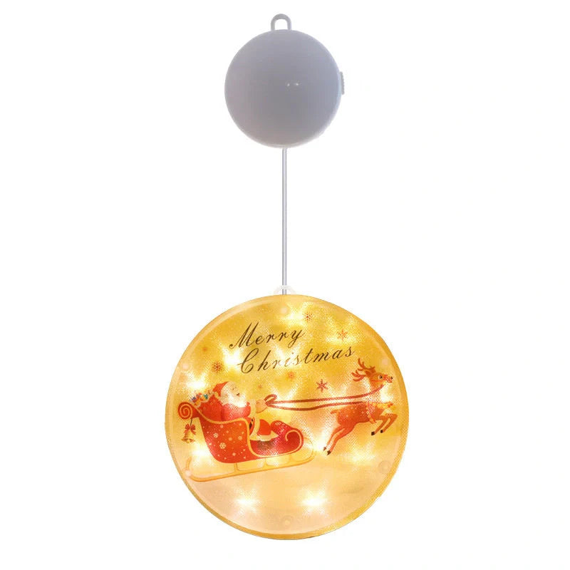 Window Decoration LED String Lights with warm white glow and USB power supply