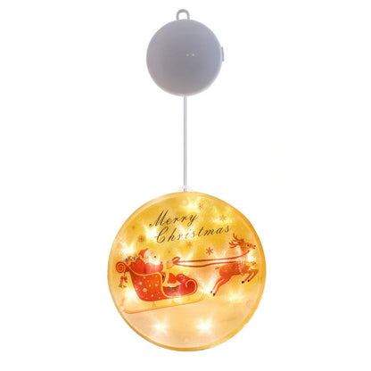 Window Decoration LED String Lights with warm white glow and USB power supply