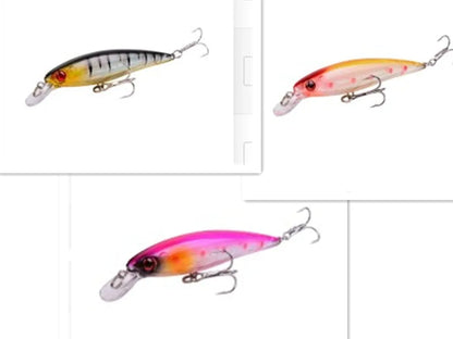 Classic lure bait 13.8g ABS plastic fishing lure with No. 6 hook, 11cm, slow sinking, 10 colours