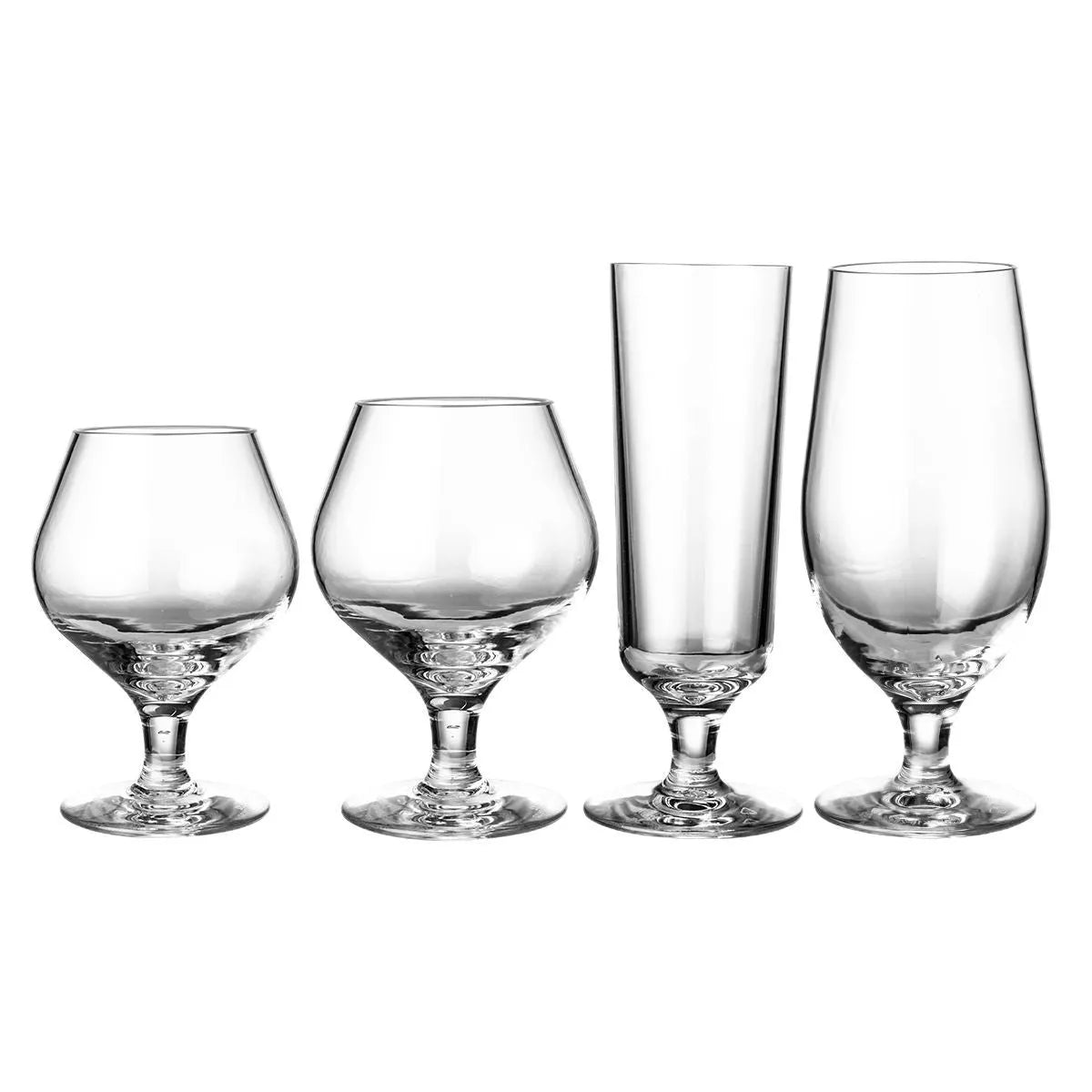 Clear acrylic wine bottle for milk tea and party drinks with drop-resistant plastic construction