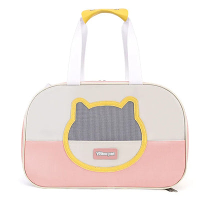 Outdoor portable foldable cat school backpack in Oxford cloth with 15 jin capacity