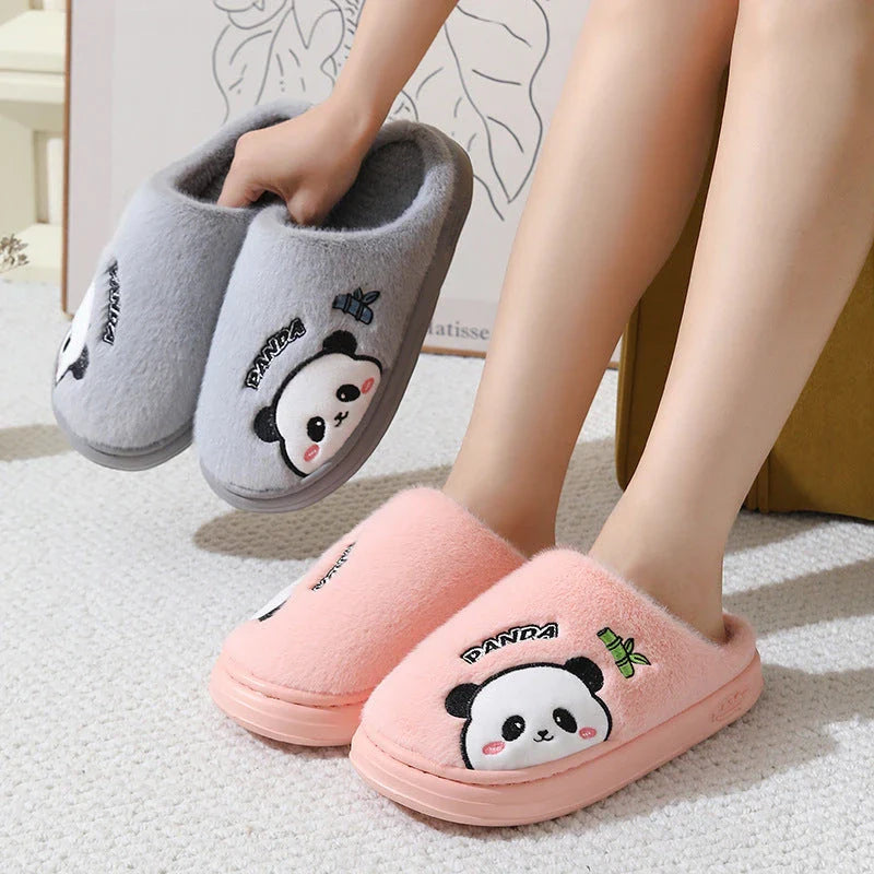Cozy Panda Slippers: Warm and Stylish House Shoes for Winter