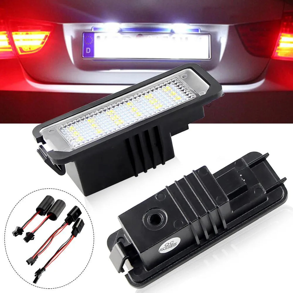 Volkswagen LED license plate light with 24 SMD 3528 LEDs for Golf Polo Phaeton models