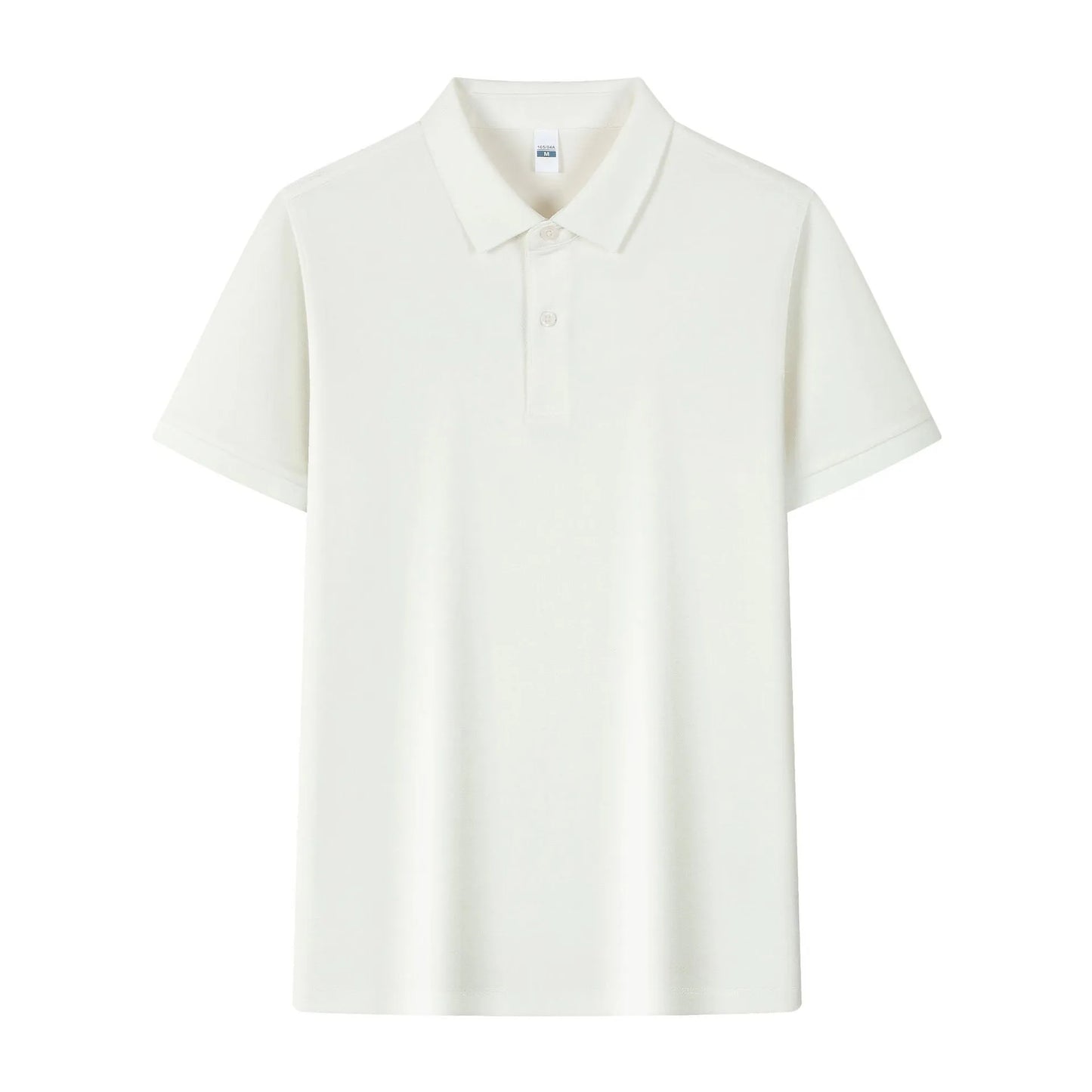 Lapel collar silk polo shirt in ice silk fabric available in multiple colours with asymmetric detail