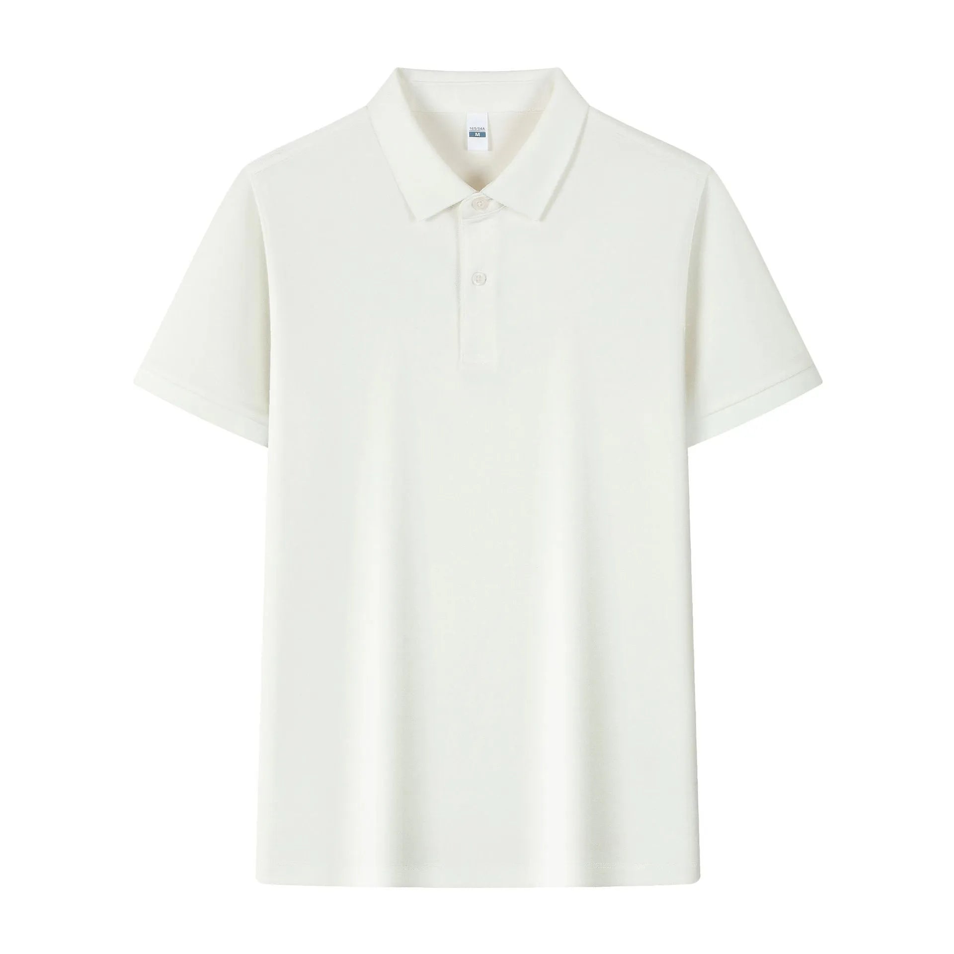 Lapel collar silk polo shirt in ice silk fabric available in multiple colours with asymmetric detail
