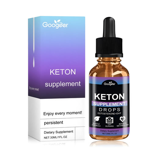 30ml dropper bottle of liquid dietary supplement with Vitex negundo extract and acetyl tyrosine