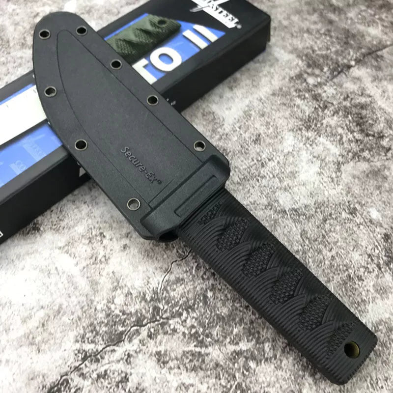 Wild Portable Mini Straight Knife with high hardness 440C steel blade and ABS plastic handle