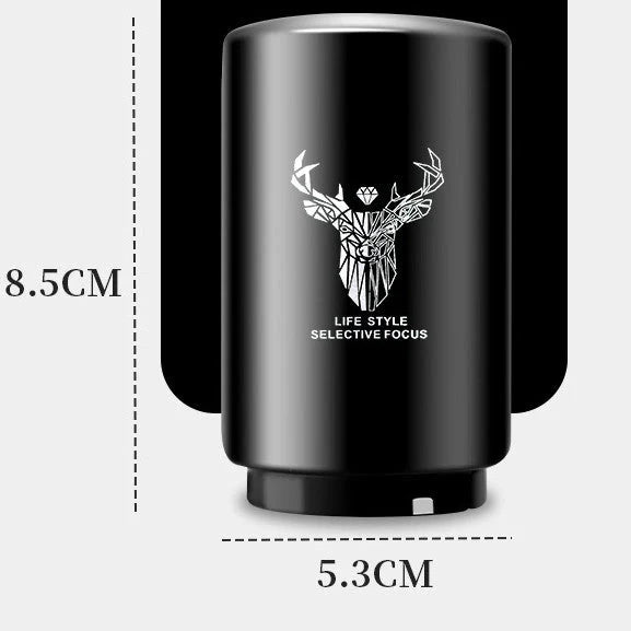 Stainless steel automatic beer bottle opener with one-hand operation