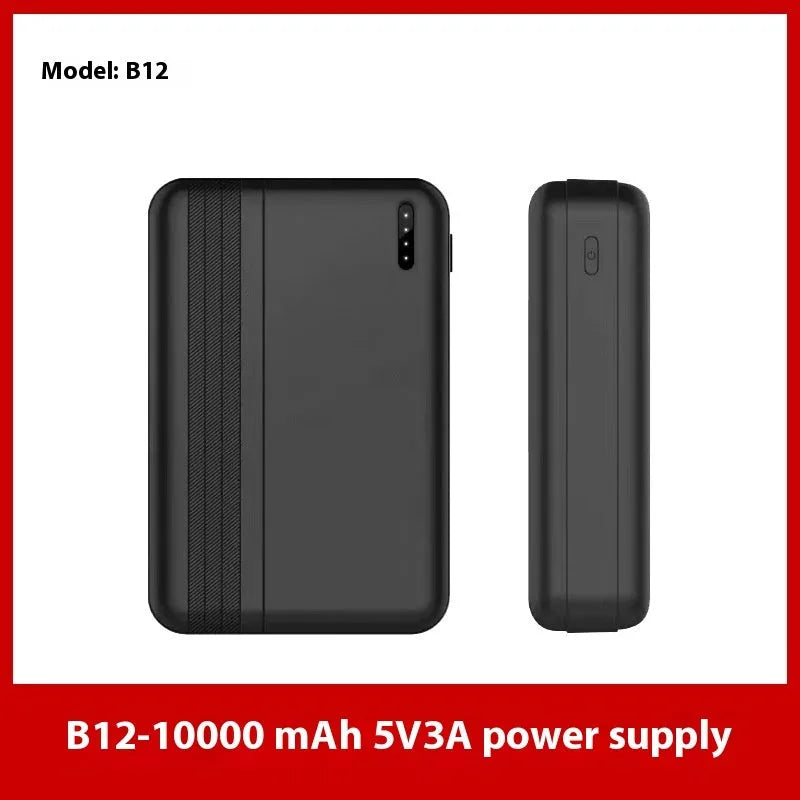 Power bank for heated clothing and mobile phones, 5000mAh to 20000mAh, 5V 7.4V 12V options, overcharge protection