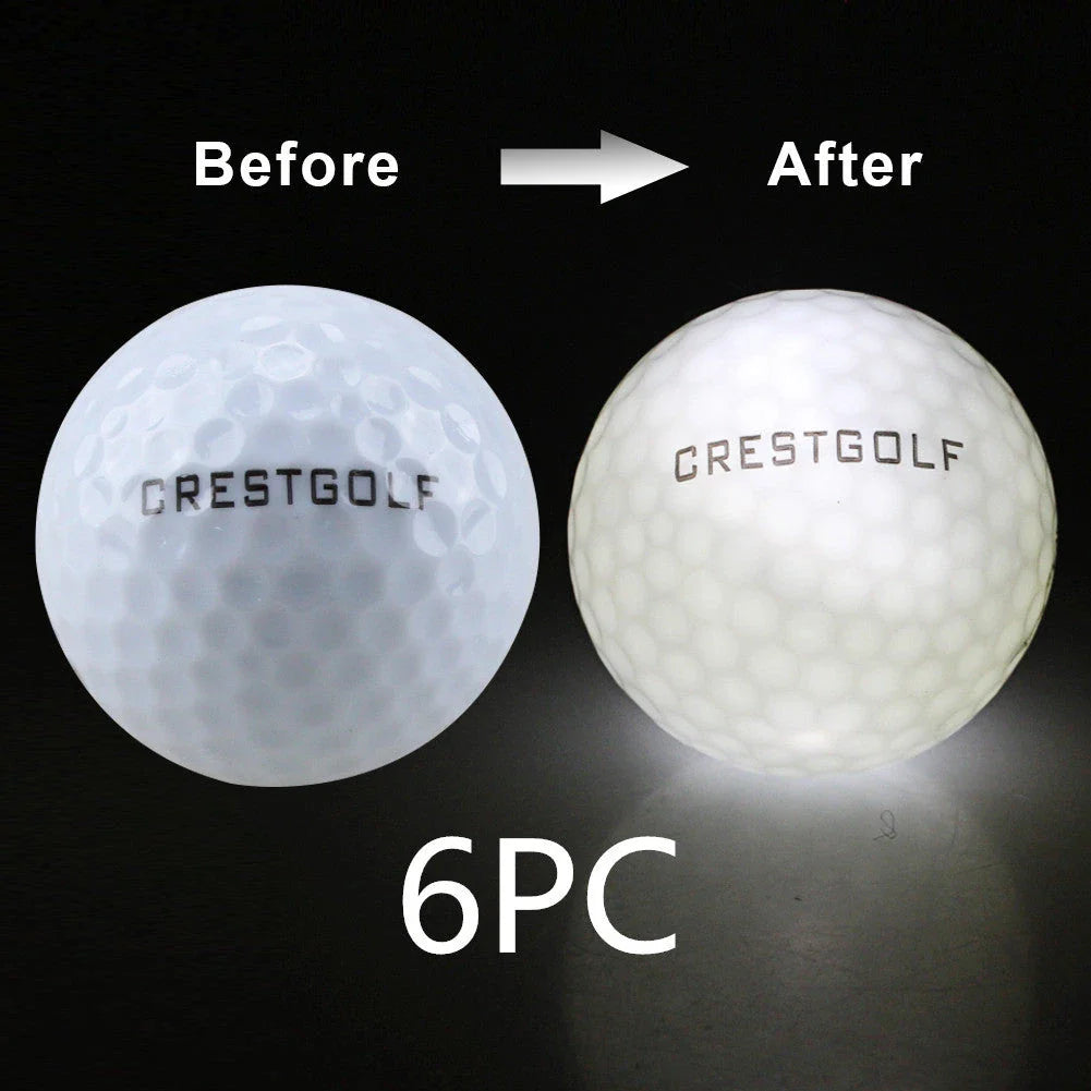 Illuminating Night Golf Balls: Glow-in-the-Dark Practice Balls with Vibrant LED Lights and Durable Design