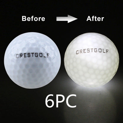 Illuminating Night Golf Balls: Glow-in-the-Dark Practice Balls with Vibrant LED Lights and Durable Design