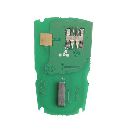 BMW CAS3 replacement remote car key fob with three buttons and an uncut metal copper blade.