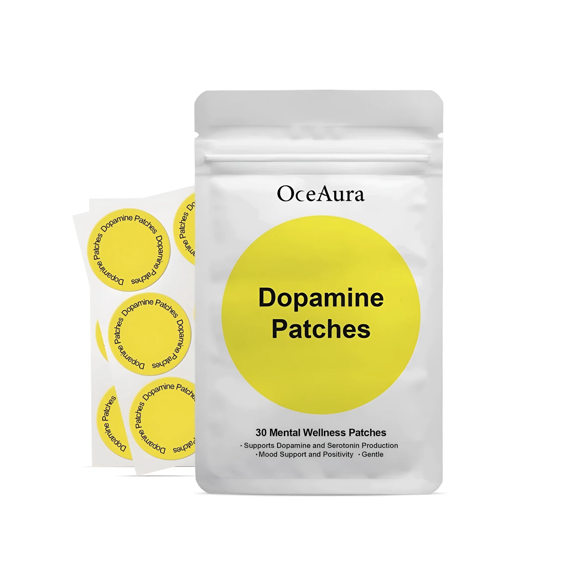 Pack of 30 clear hydrating body care patches for elbows, knees and heels