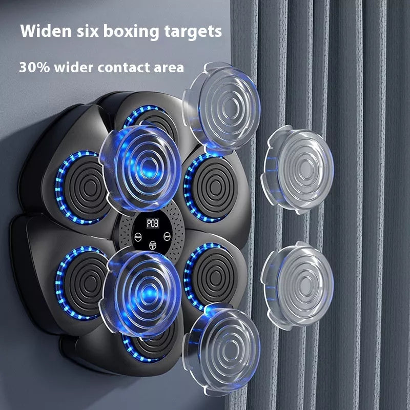 Smart Bluetooth wireless boxing equipment with half finger gloves for home workouts