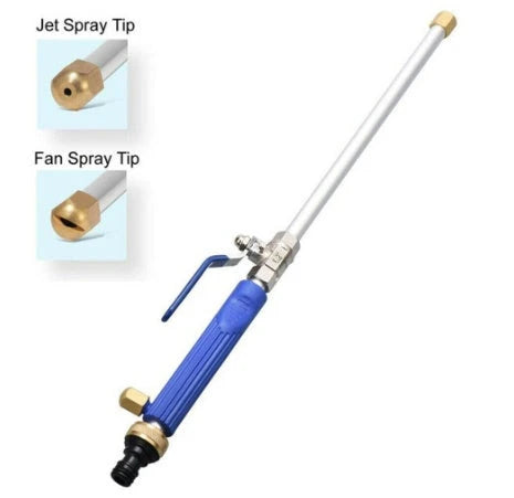 High-powered electric spray washer with aluminum alloy and copper construction, designed for effortless car cleaning and outdoor maintenance