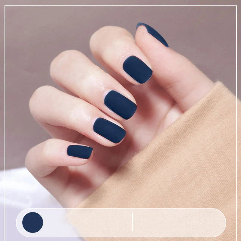 Premium Matte Nail Polish in various chic shades for a flawless, long-lasting finish.