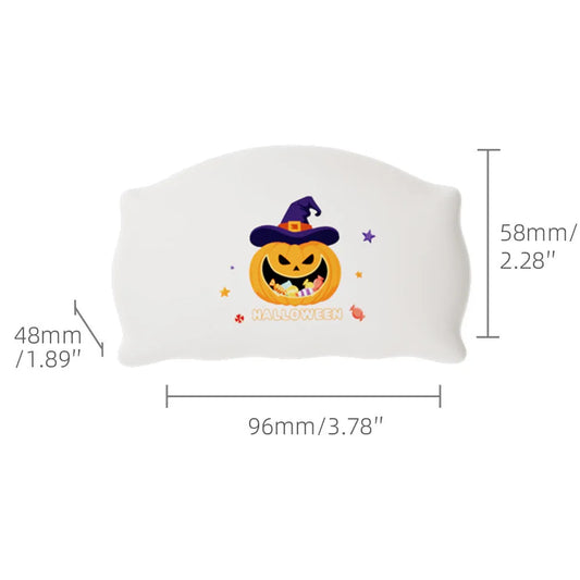 Cartoon Halloween doll table lamp with ghost design, dimensions 99x70x50mm, featuring TYPE-C charging port