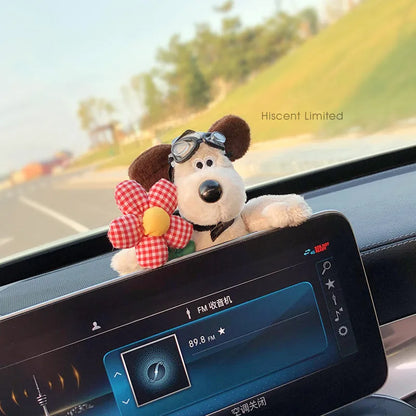 Cotton cartoon doll ornament for car pregnancy block coverage with hanging design