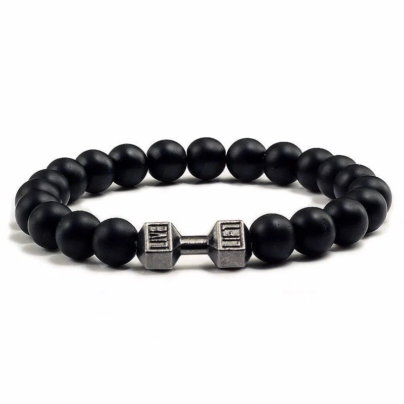 Natural volcanic stone beads bracelet with aromatherapy diffuser in various colors and sizes