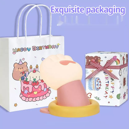 Cat Paw Desk Lamp with adjustable brightness and rechargeable battery