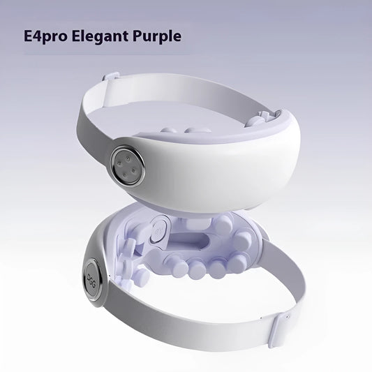 Bluetooth steam eye moisturising instrument in purplish grey colour with hot compress massage function