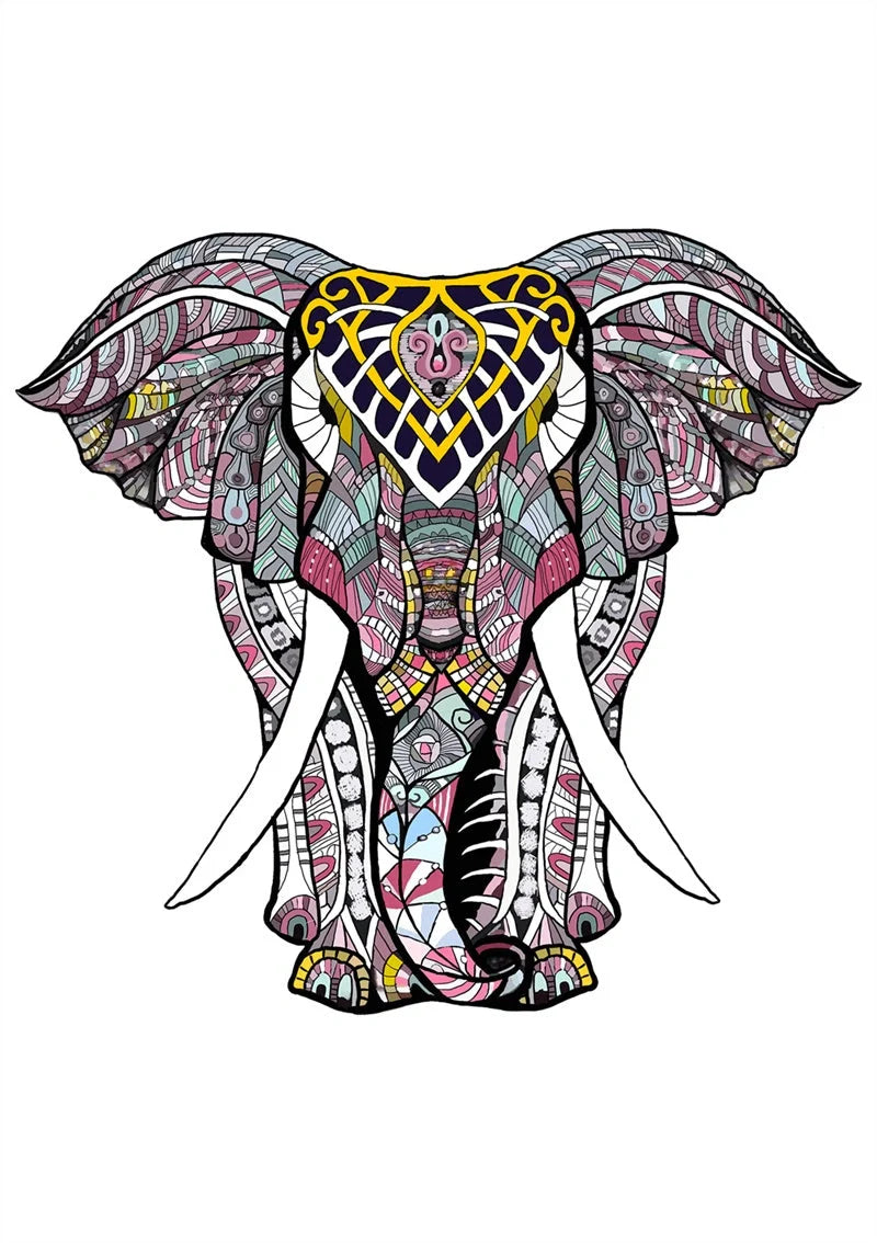Colorful animal-shaped wooden jigsaw puzzles for kids, educational and fun