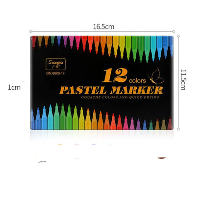 Hand pen body painting DIY graffiti set with 16.5cm plastic pens in a colour box