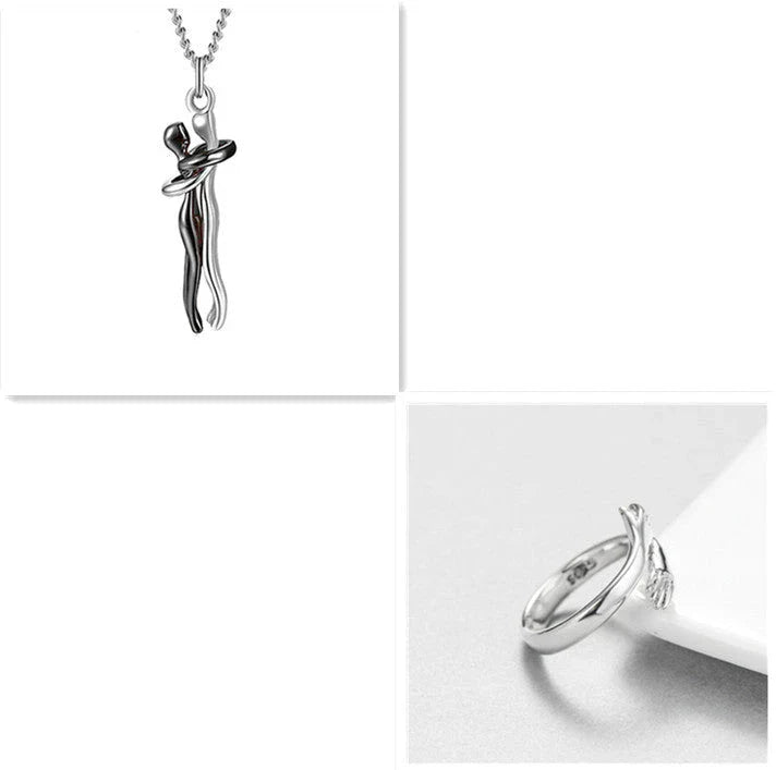 Stylish unisex love necklace with brass pendant in various color options, including rose gold, white black, black gold, and more.