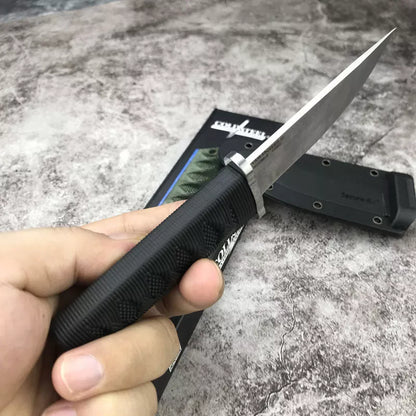 Wild Portable Mini Straight Knife with high hardness 440C steel blade and ABS plastic handle