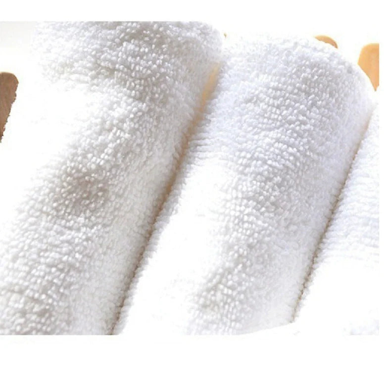 White washable diaper absorbent pad measuring 33cm by 13cm with two-layer microfiber construction