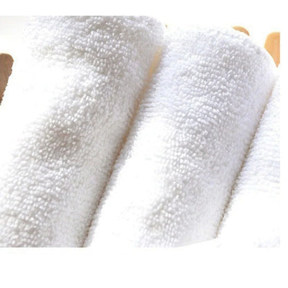 White washable diaper absorbent pad measuring 33cm by 13cm with two-layer microfiber construction