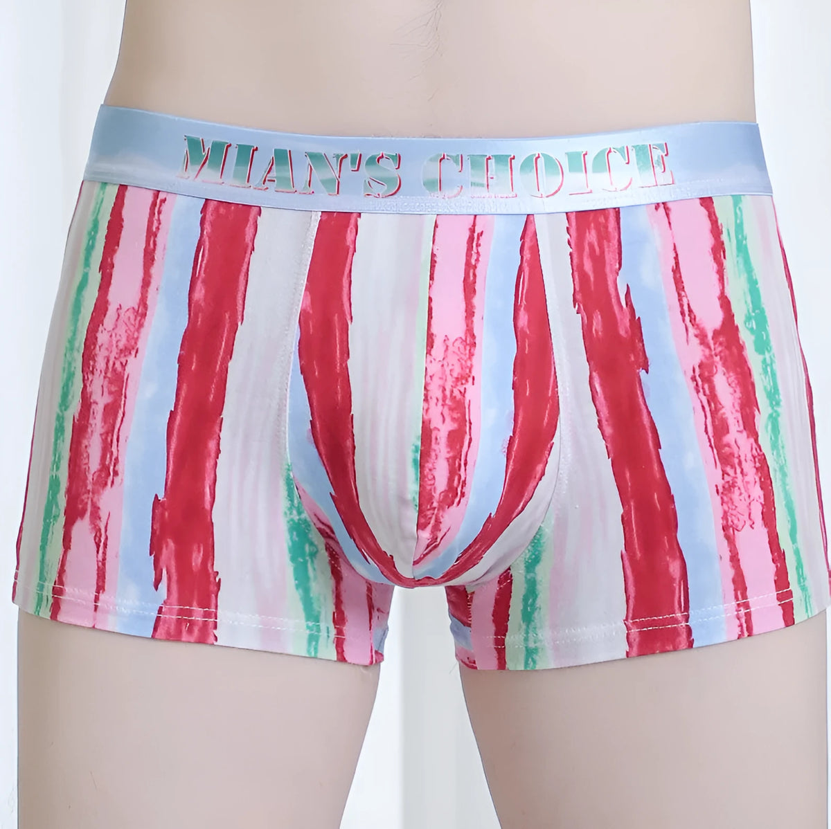 Men's cotton mid waist sweat absorbing underwear shorts in six colours, sizes L to 3XL