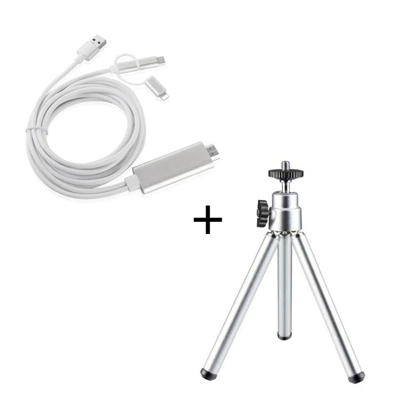 Compact and flexible tripod stand with 360-degree swivel for digital cameras and camcorders