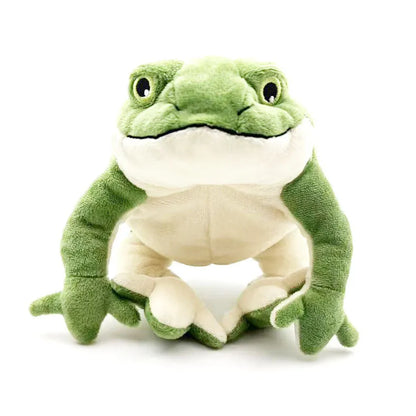Green plush dog toy 27x16x5cm 57g sound and bite-resistant pet companion toy