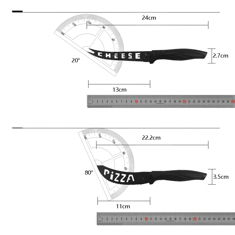 17-piece stainless steel kitchen knife set with Maifanshi coating and 20cm blades