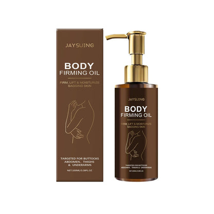 100ml bottle of nourishing and firming body oil with hyaluronic acid for dry skin