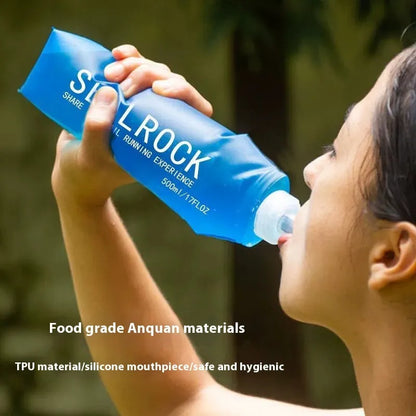 Plastic portable straw for mountain climbing and biking hydration with suction tube