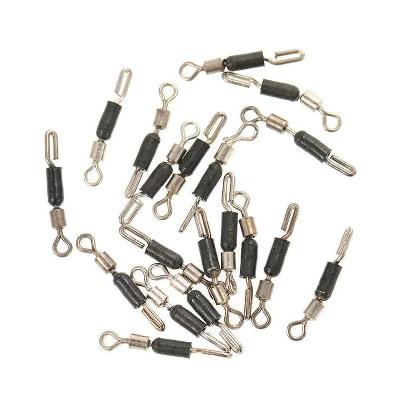 Fishing swivel pin accessory with wire clip in 13mm, 15mm, and 16mm sizes