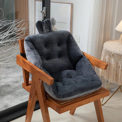 Premium plush seat cushion with quick-rebound technology for exceptional comfort and support