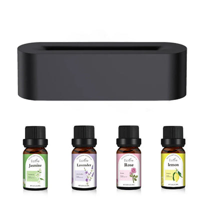 Soothing Aroma Diffuser with Flame-Like LED Lighting and Ultrasonic Humidification