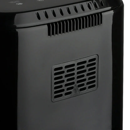 Multifunctional visual air fryer with transparent window and touch control panel
